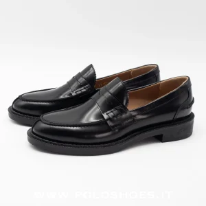 FRAU - MOCASSINO COLLEGE SEMILUCIDO BLACK
