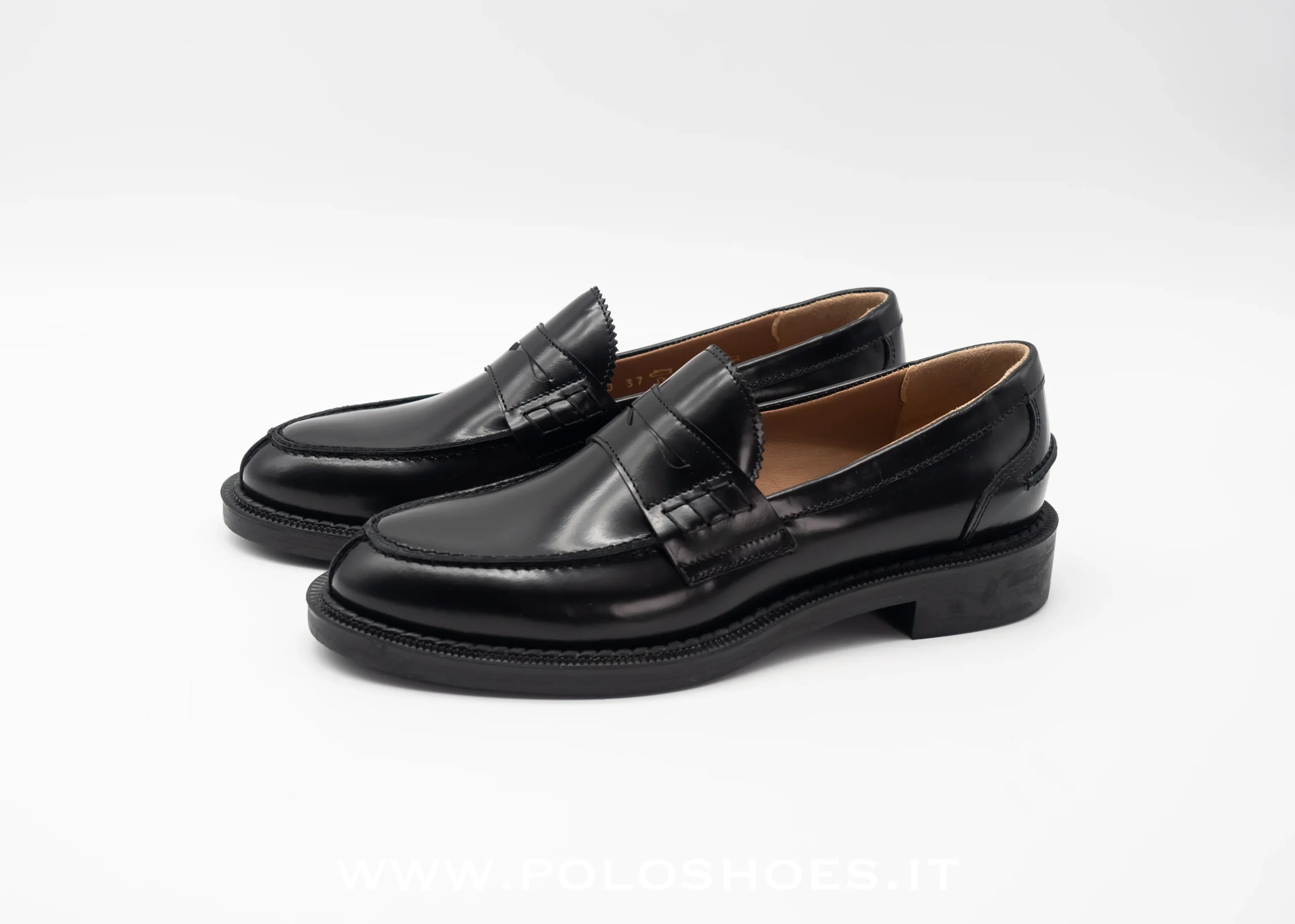 FRAU - MOCASSINO COLLEGE SEMILUCIDO BLACK - immagine 2
