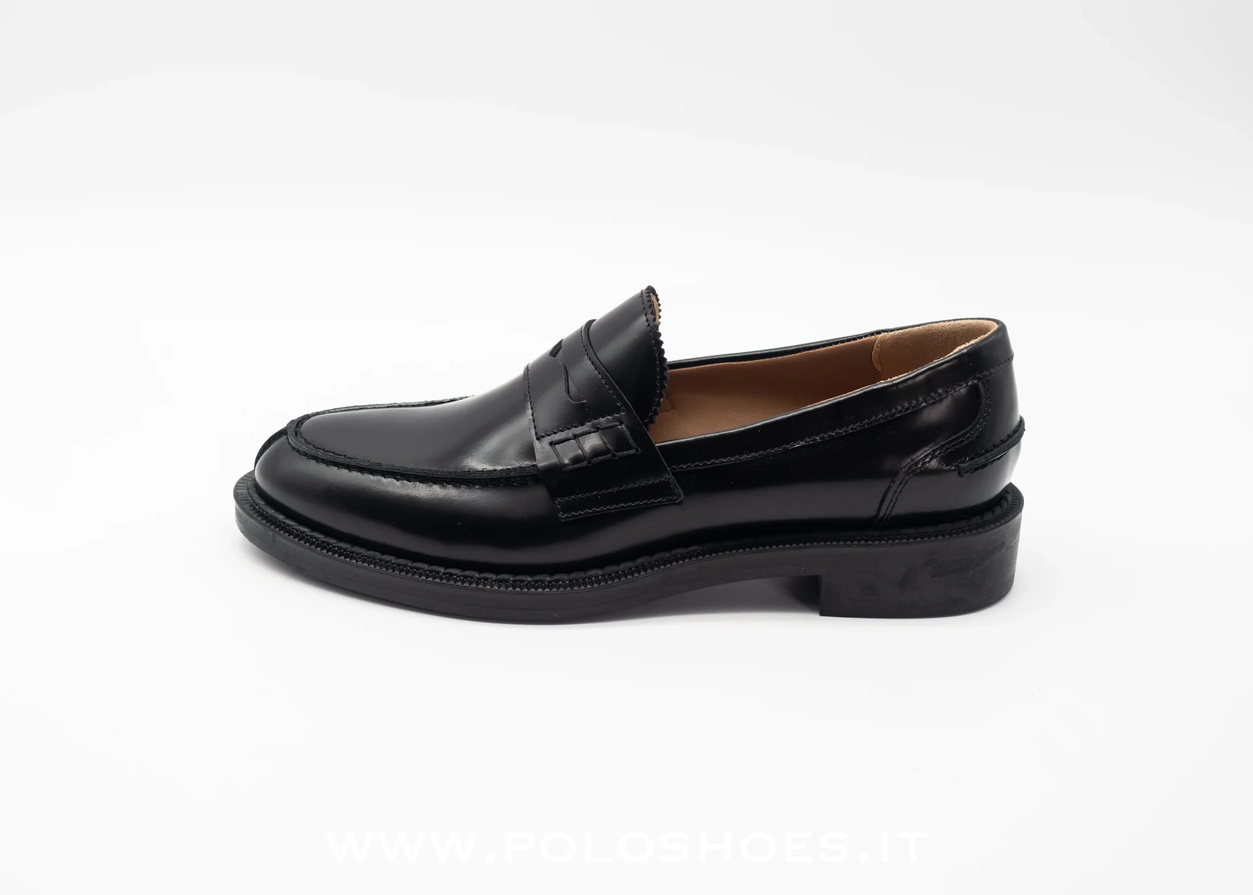 FRAU - MOCASSINO COLLEGE SEMILUCIDO BLACK - immagine 3
