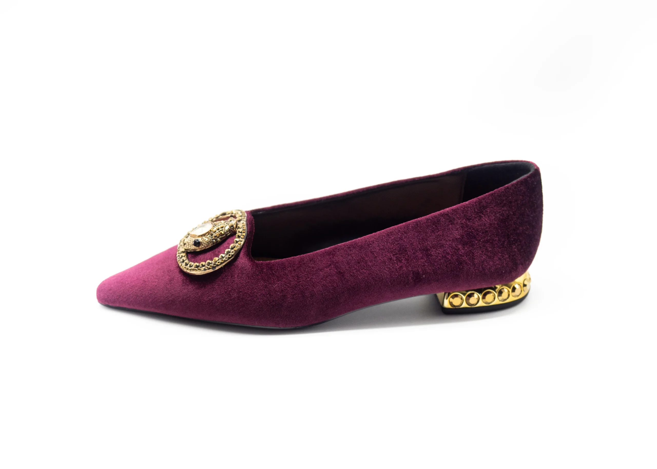 EXÉ - BALLERINA VELLUTO BORDEAUX - immagine 3