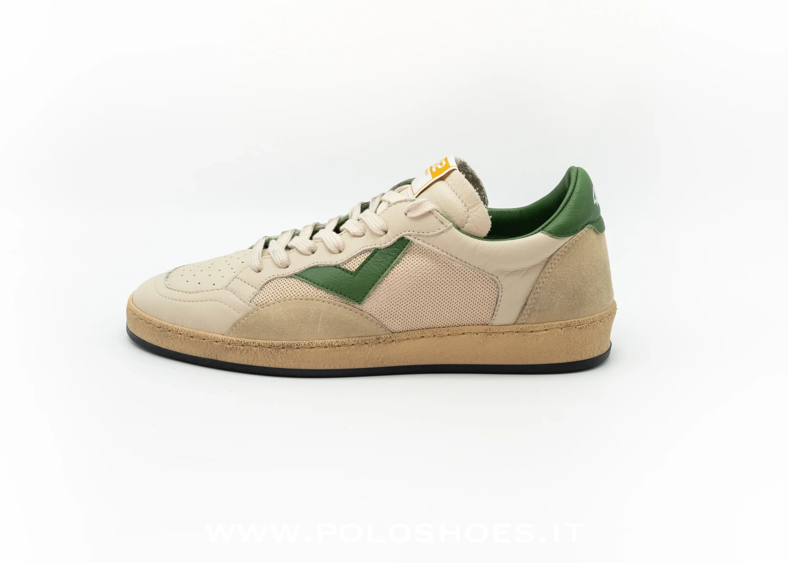 4B12 - PLAY NEW SNEAKERS BEIGE VERDE - immagine 3