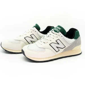NEW BALANCE - NEW BALANCE 574 GREEN WHITE