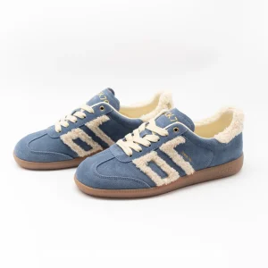 BACK70 - SNEAKERS FUR BLUE REAL