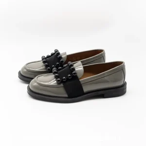 FRAU - MOCASSINO VERNICE GRIGIO FUMO