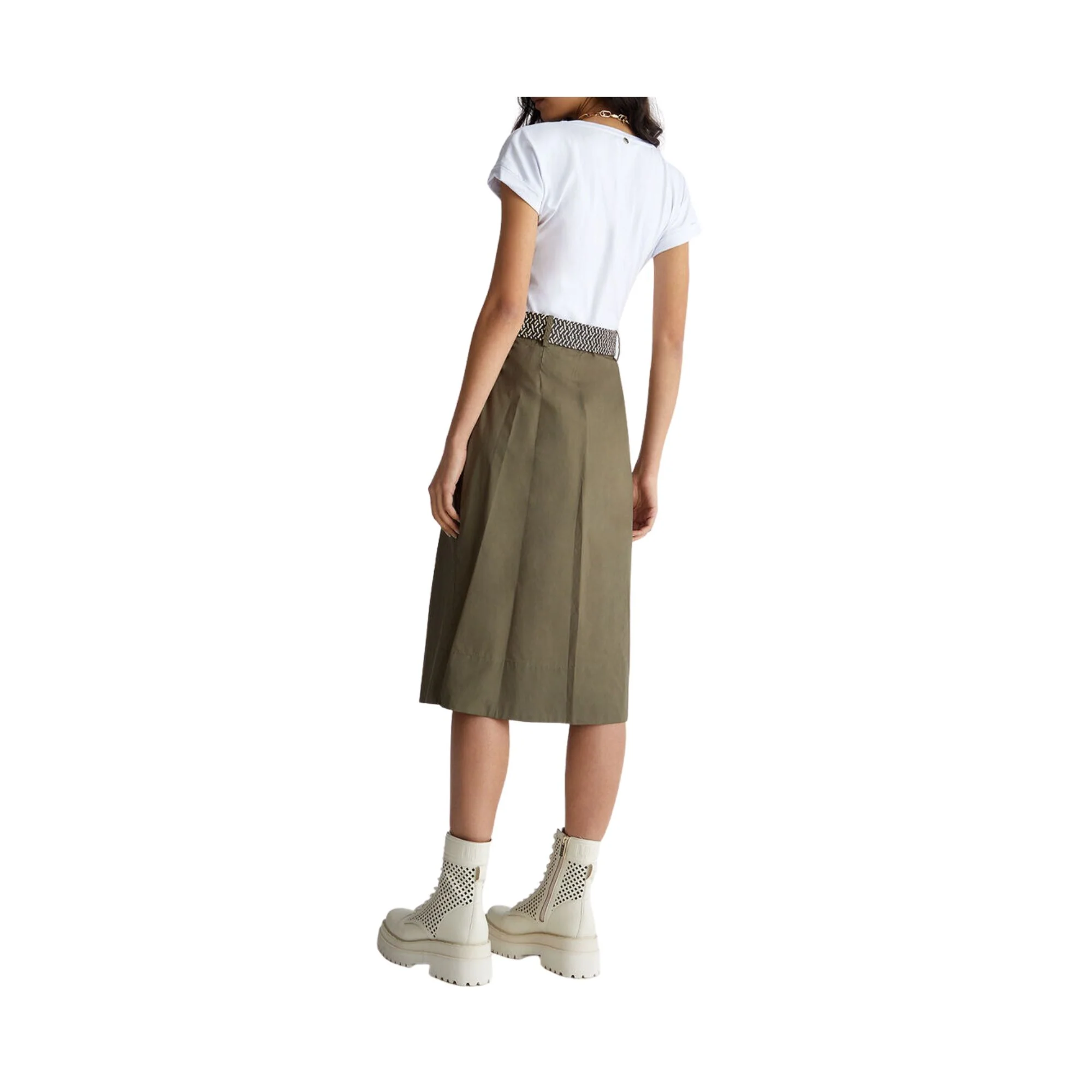 Abito Donna con gonna lunga a bottoni - immagine 4