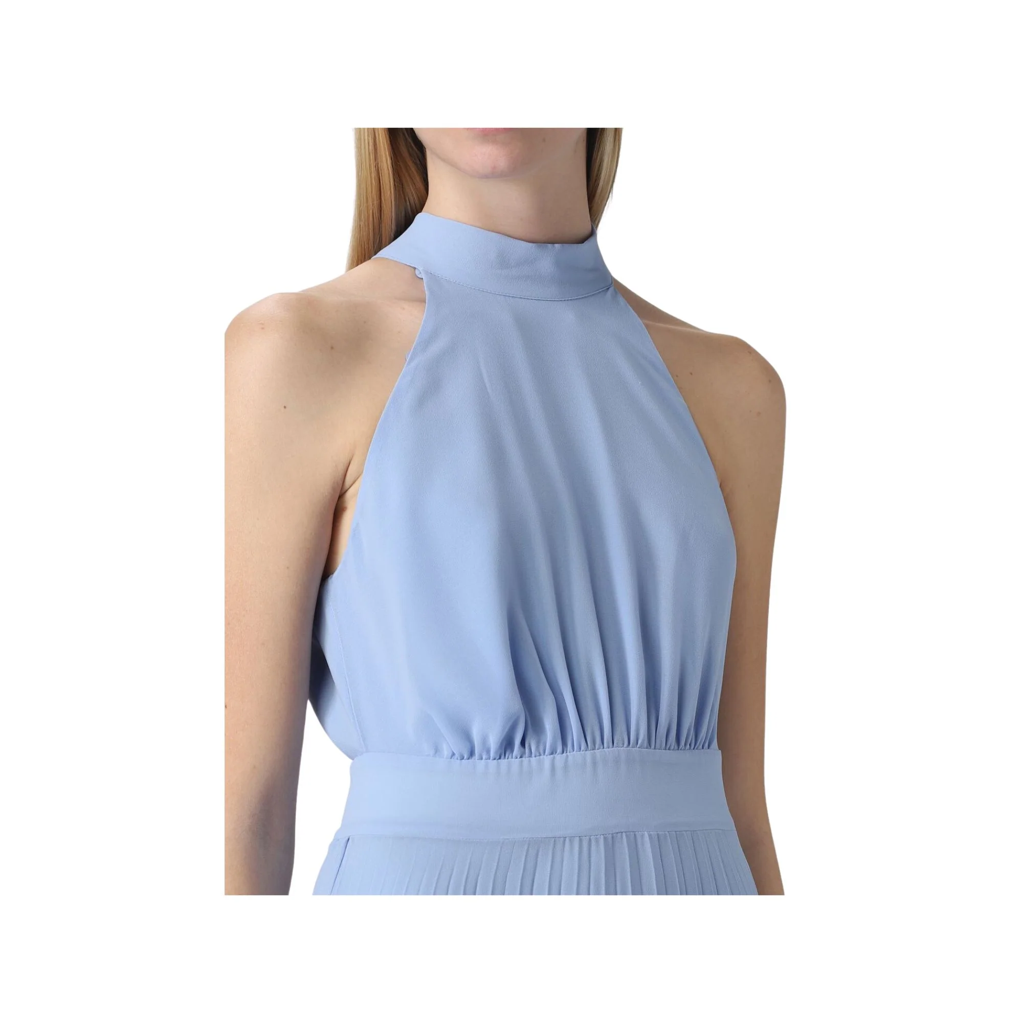 Abito Donna cerimonia con foulard staccabile - immagine 4