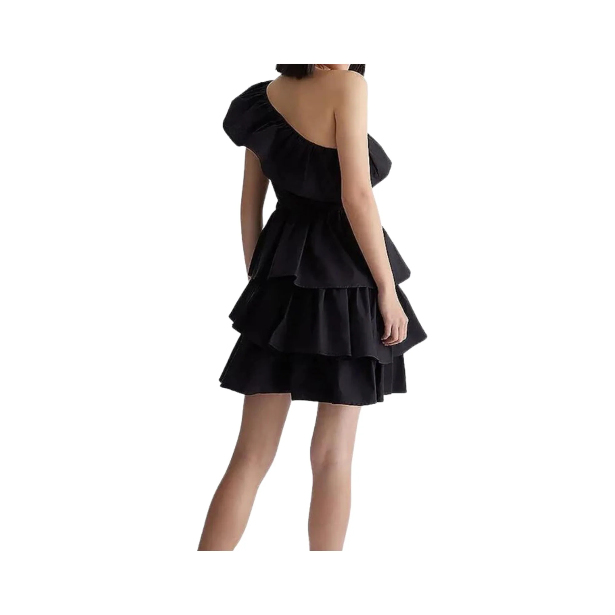 Abito Donna monospalla con rouches - immagine 6