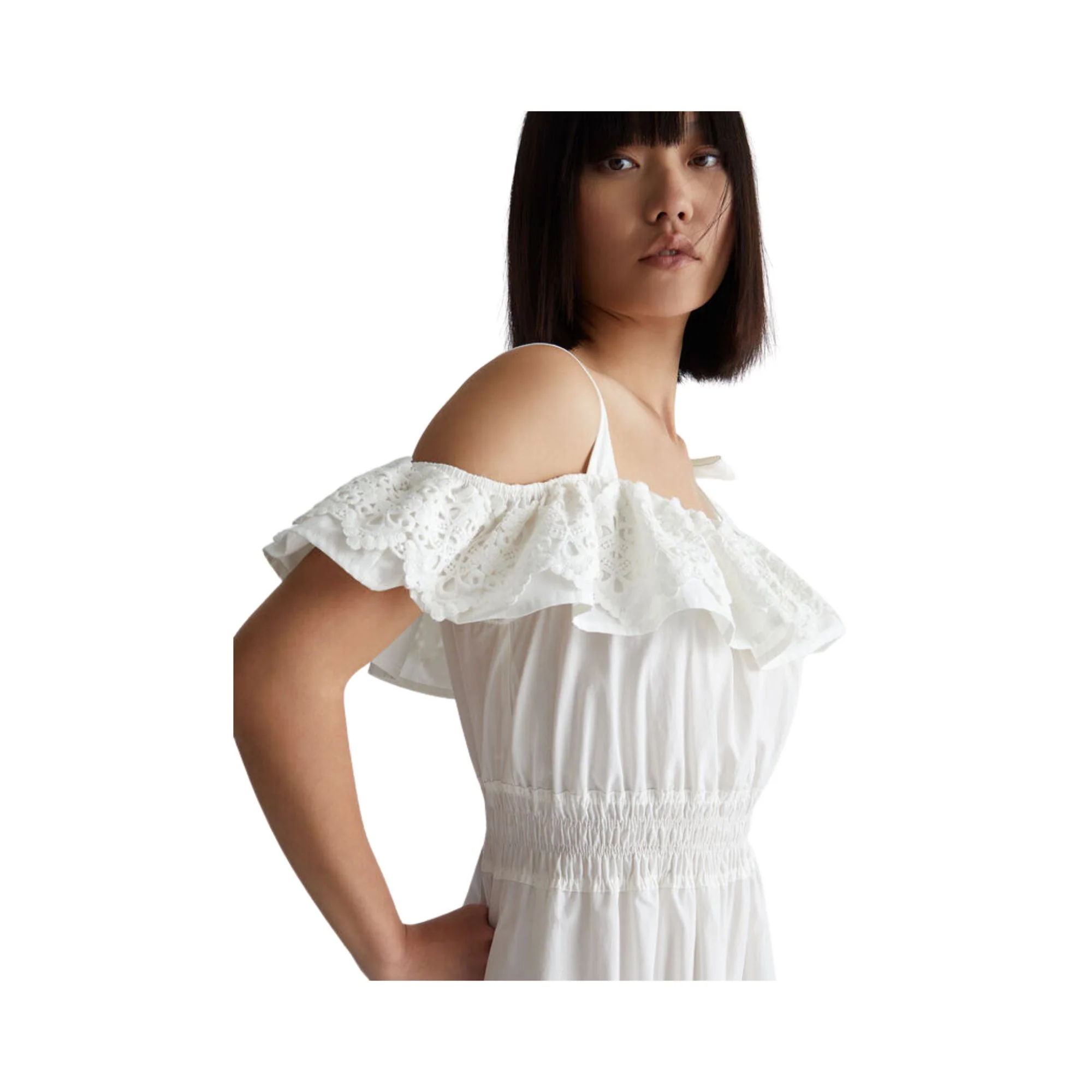 Abito Donna con inserto in pizzo - immagine 5