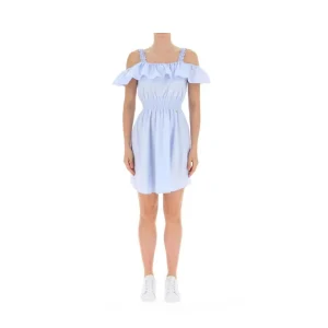 Abito Donna con volant sulle spalle