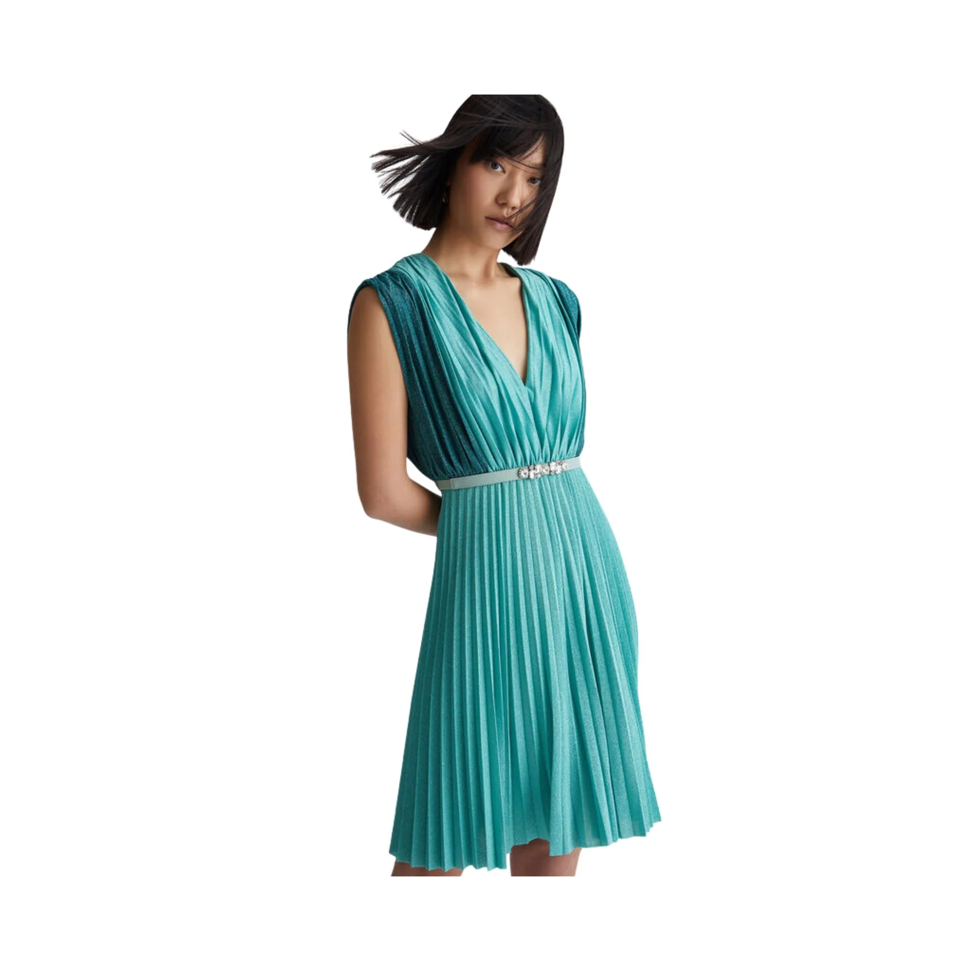 Vestito Donna plissé in lurex - immagine 3