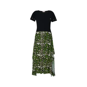 Abito Donna con gonna in tulle animalier