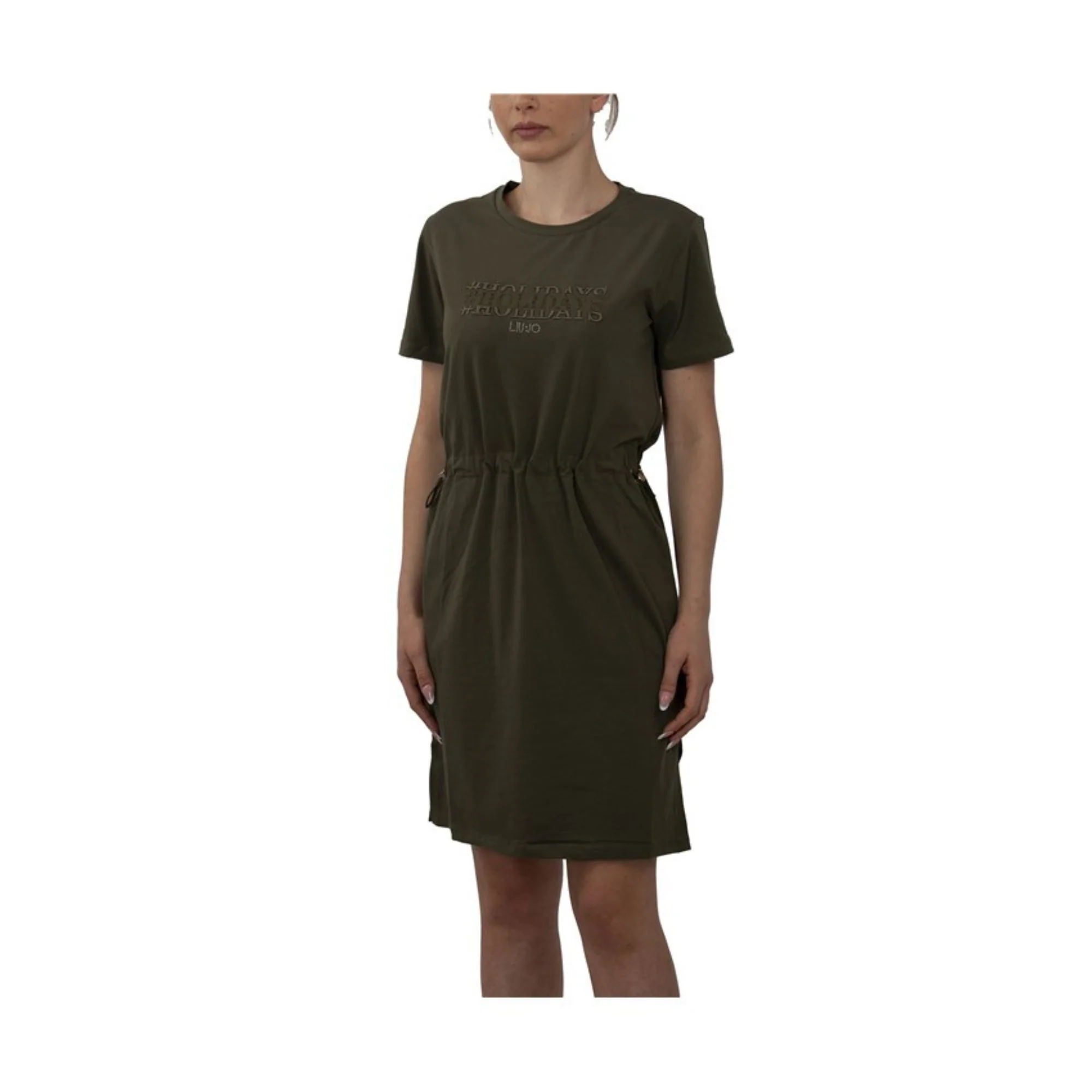 Abito Donna in tessuto a maniche corte - immagine 2