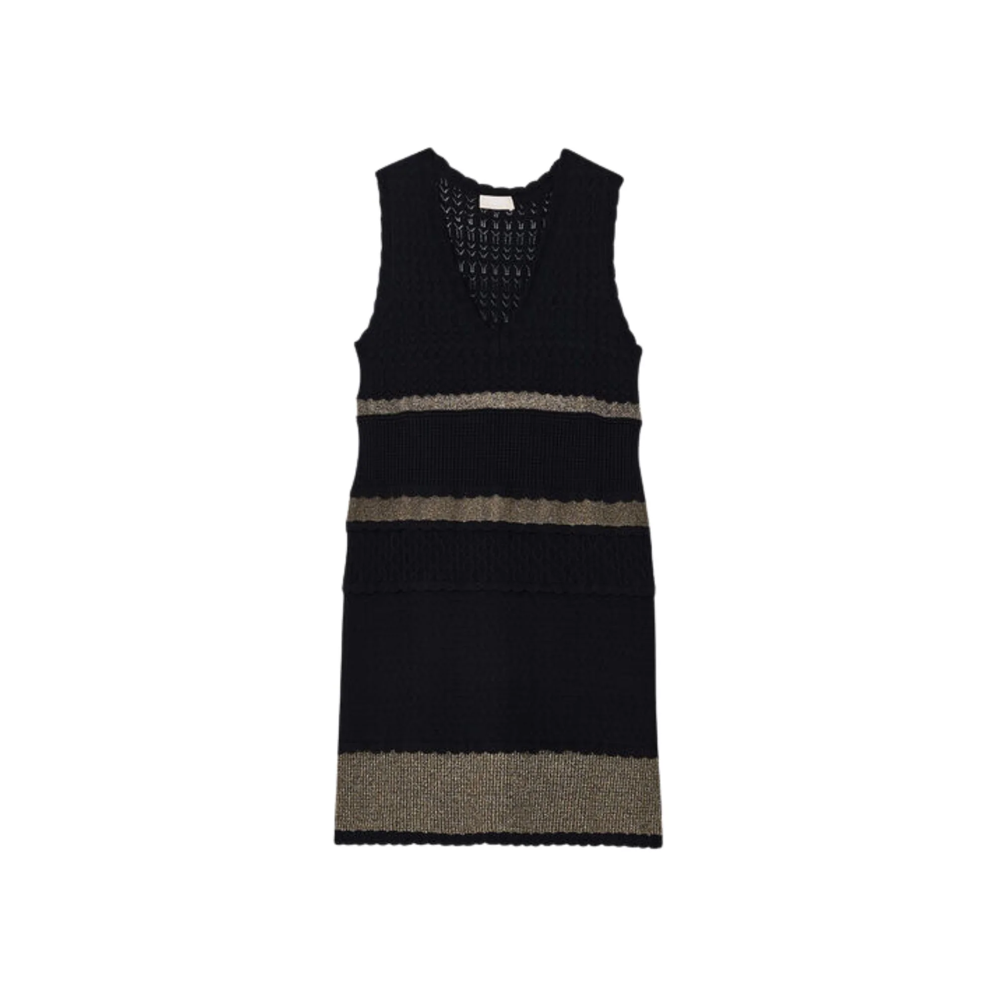 Abito Donna con mix di lavorazioni 3D