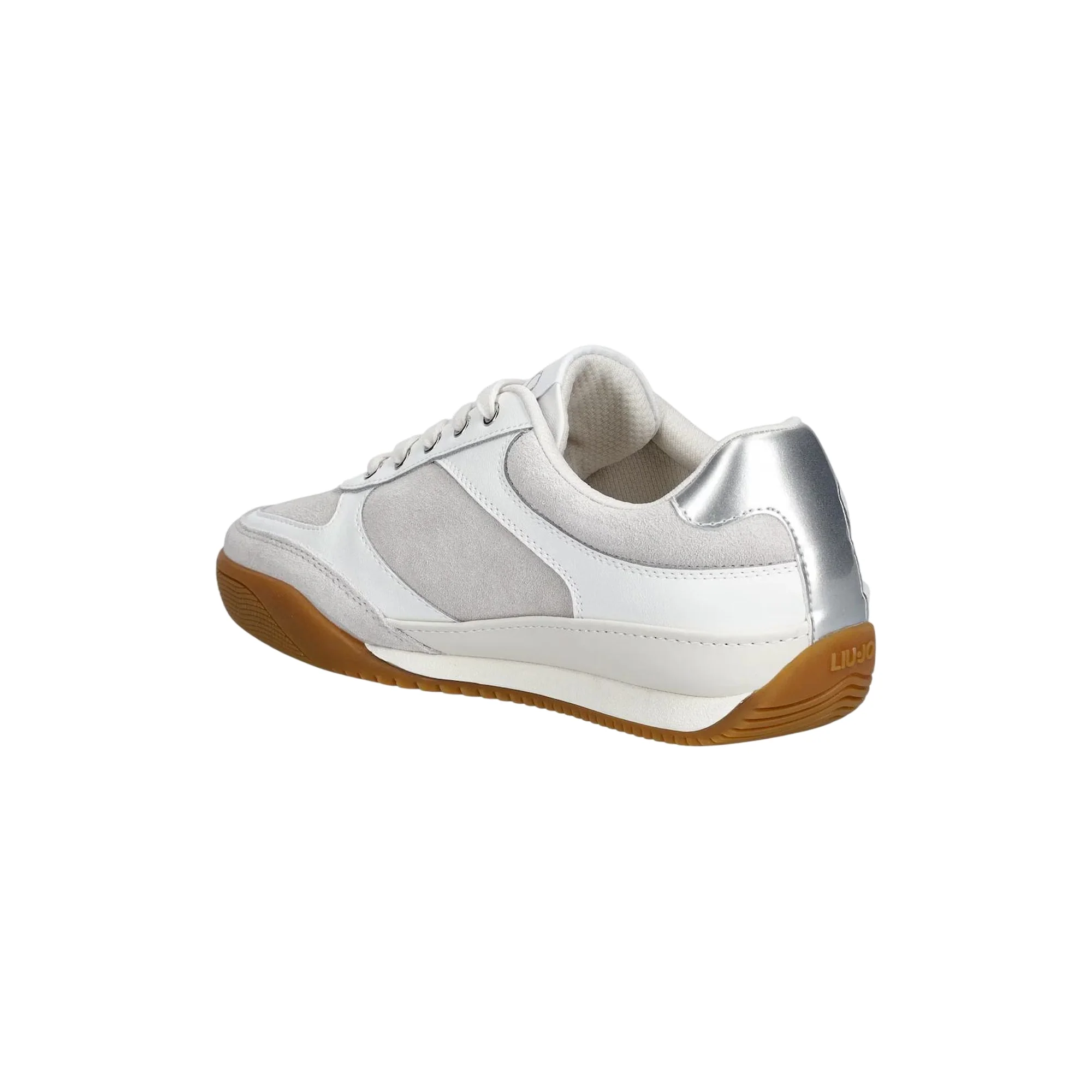 Sneakers basse Donna inserto argento - immagine 5