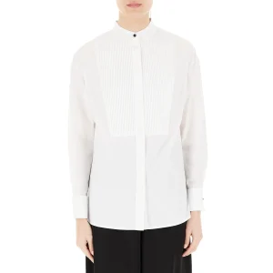 Camicia Bianca da Donna con plastron