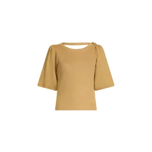 Maglia Donna con cut out Beige