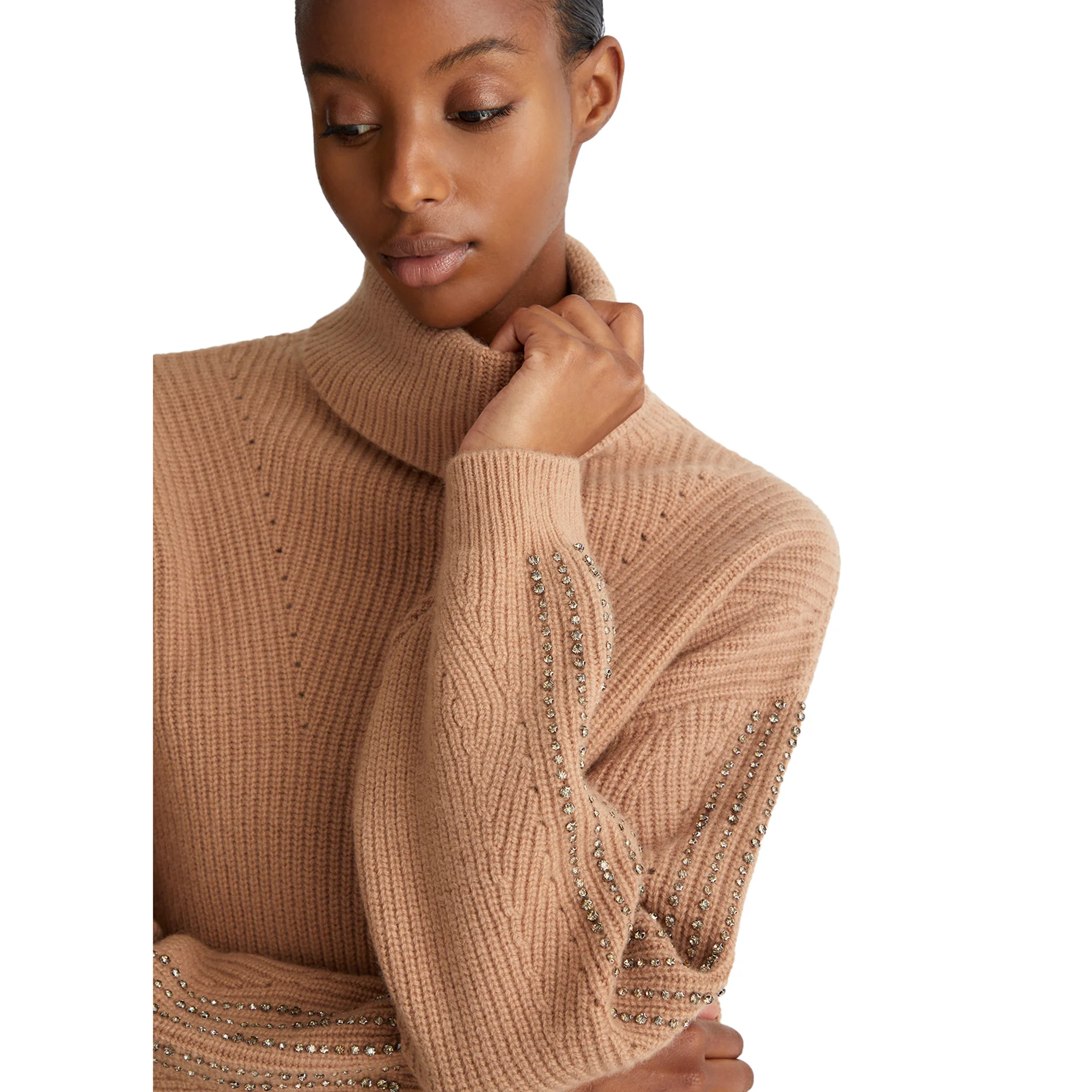 Dolcevita Donna in lana con strass - immagine 5