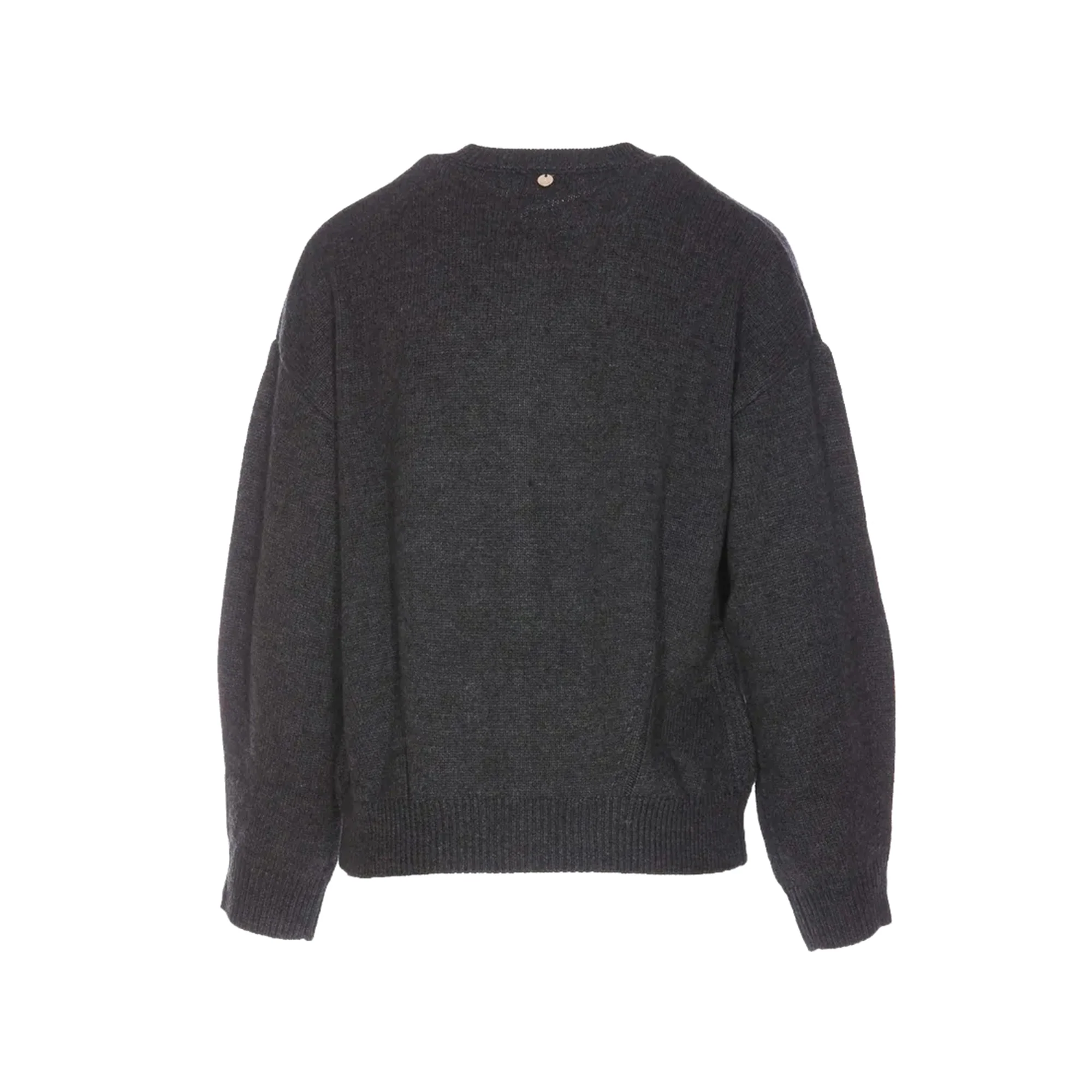 Cardigan Donna tinta unita con perla - immagine 3