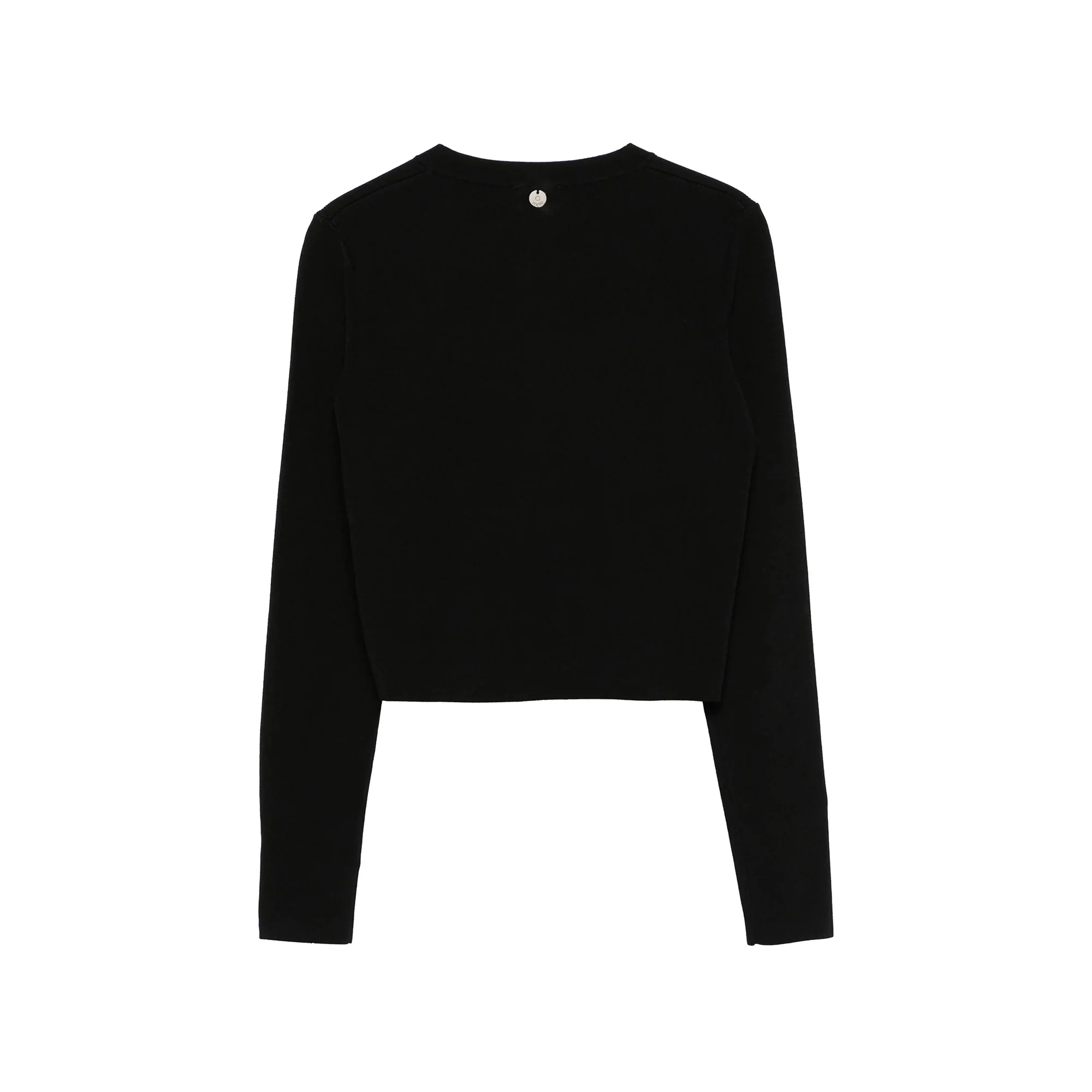 Cardigan Donna girocollo in tinta unita - immagine 3