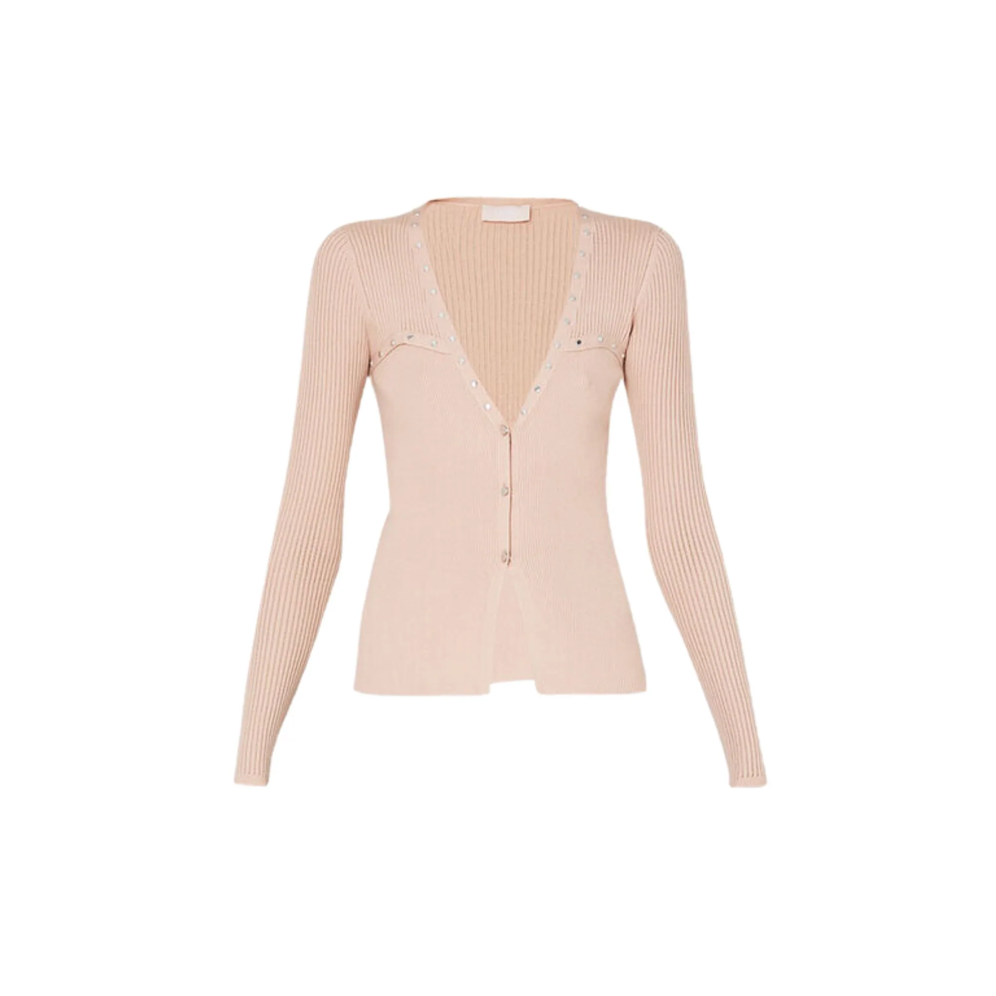 Cardigan Donna con borchie metalliche