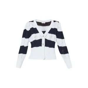 Cardigan Donna a righe