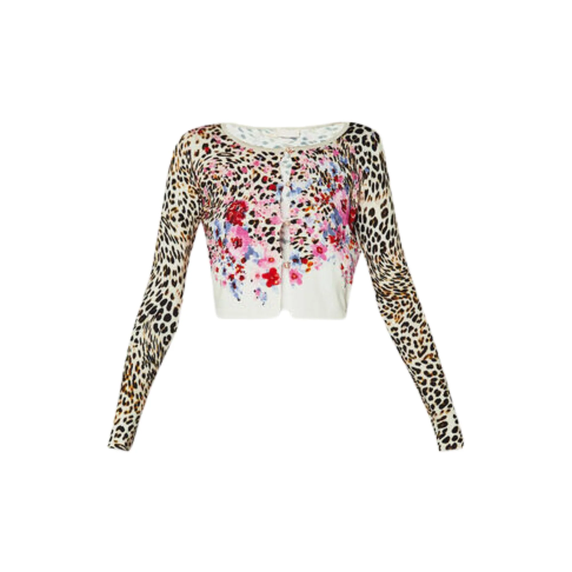 Cardigan Donna con fantasia animalier - immagine 2