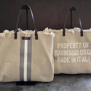 MANIKOMIO -2 PROJECT COTTON STRIPE GREY