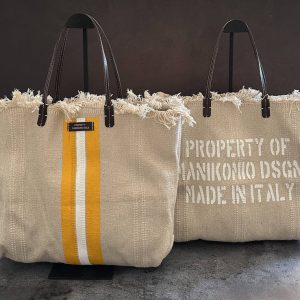 MANIKOMIO -2 PROJECT COTTON STRIPE YELLOW