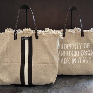 MANIKOMIO -2 PROJECT COTTON STRIPE CHOCOLATE