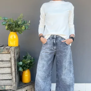 GOD SAVE DENIM - JEANS BALLOON SLAVATO BLACK