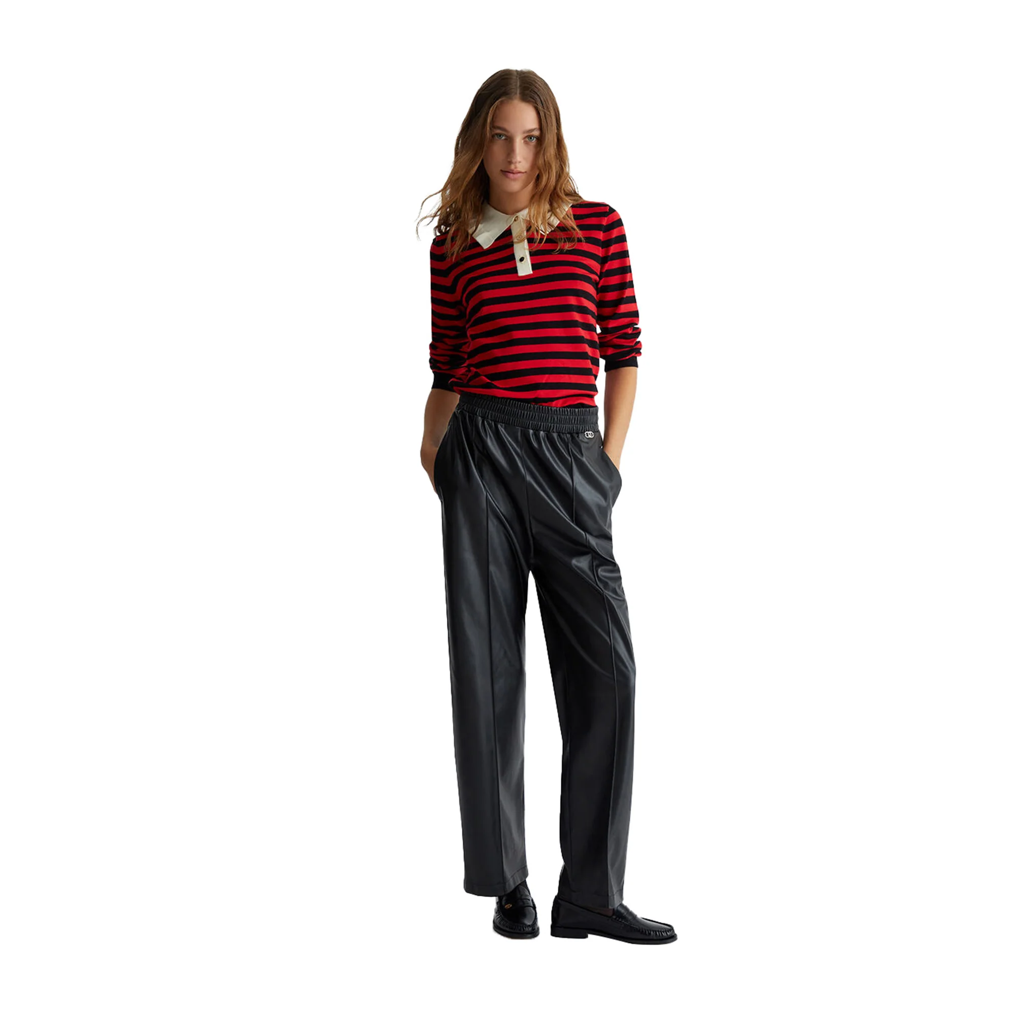 Maglia Donna a righe con bottoni gioiello - immagine 8