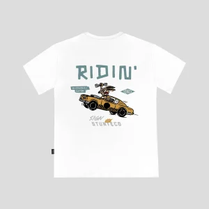 KOSAMUI - TSHIRT RIDIN WHITE