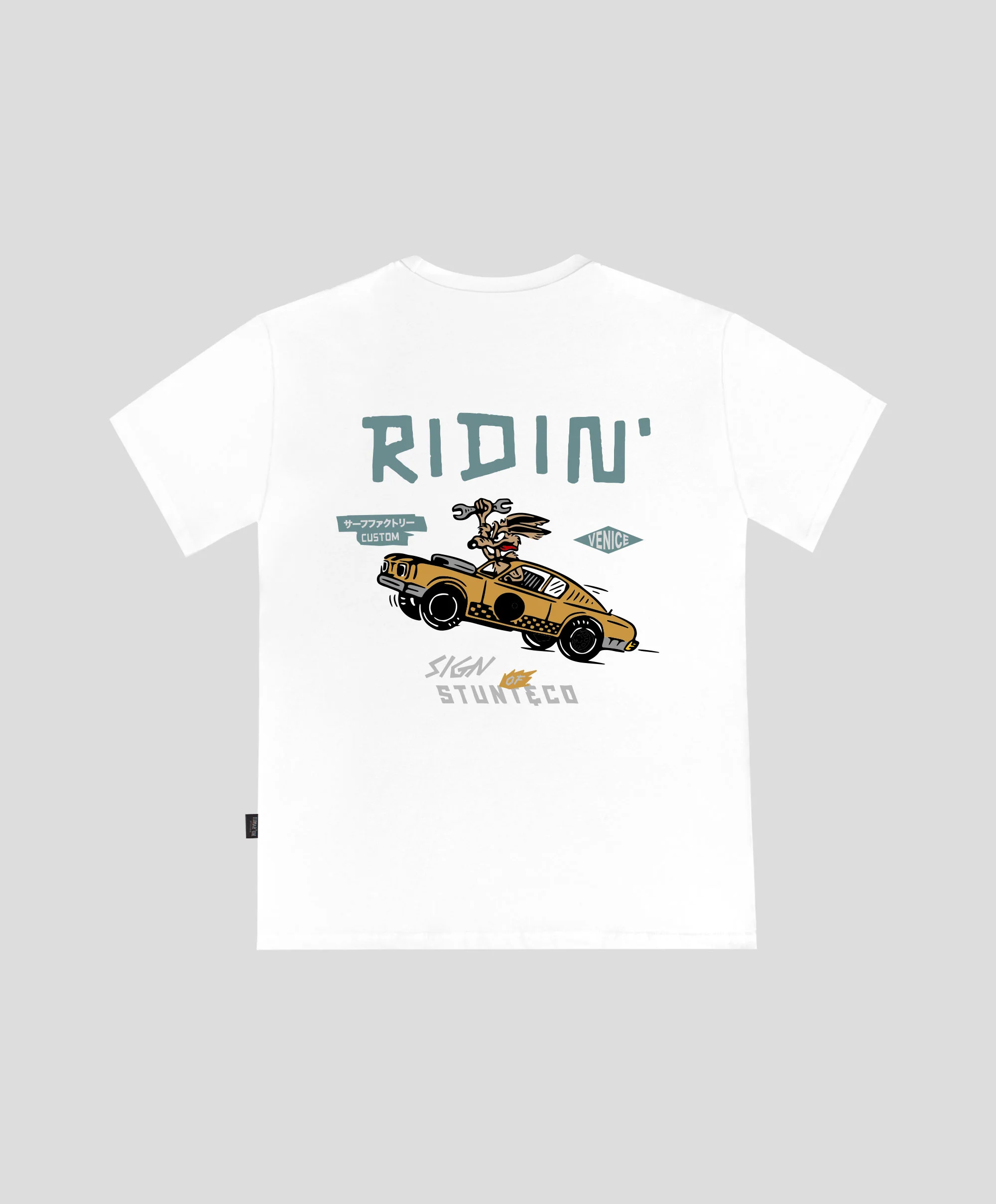 KOSAMUI - TSHIRT RIDIN WHITE - immagine 2