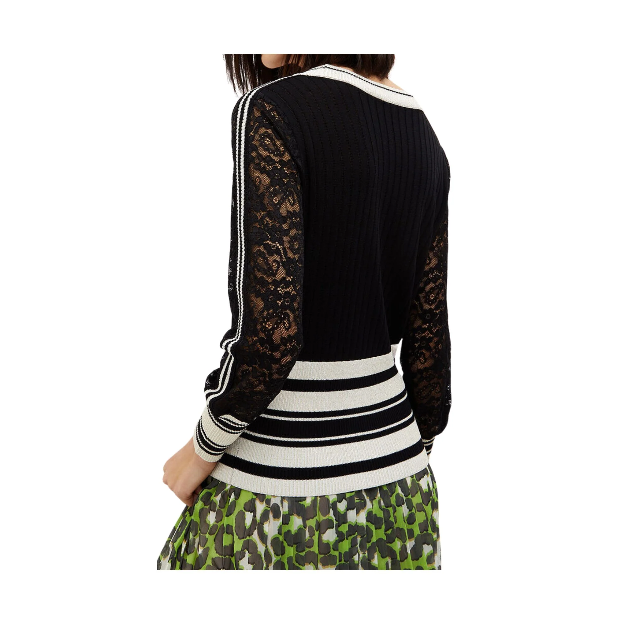 Cardigan Donna con zip frontale - immagine 4