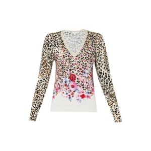 Maglia Donna animalier floreale