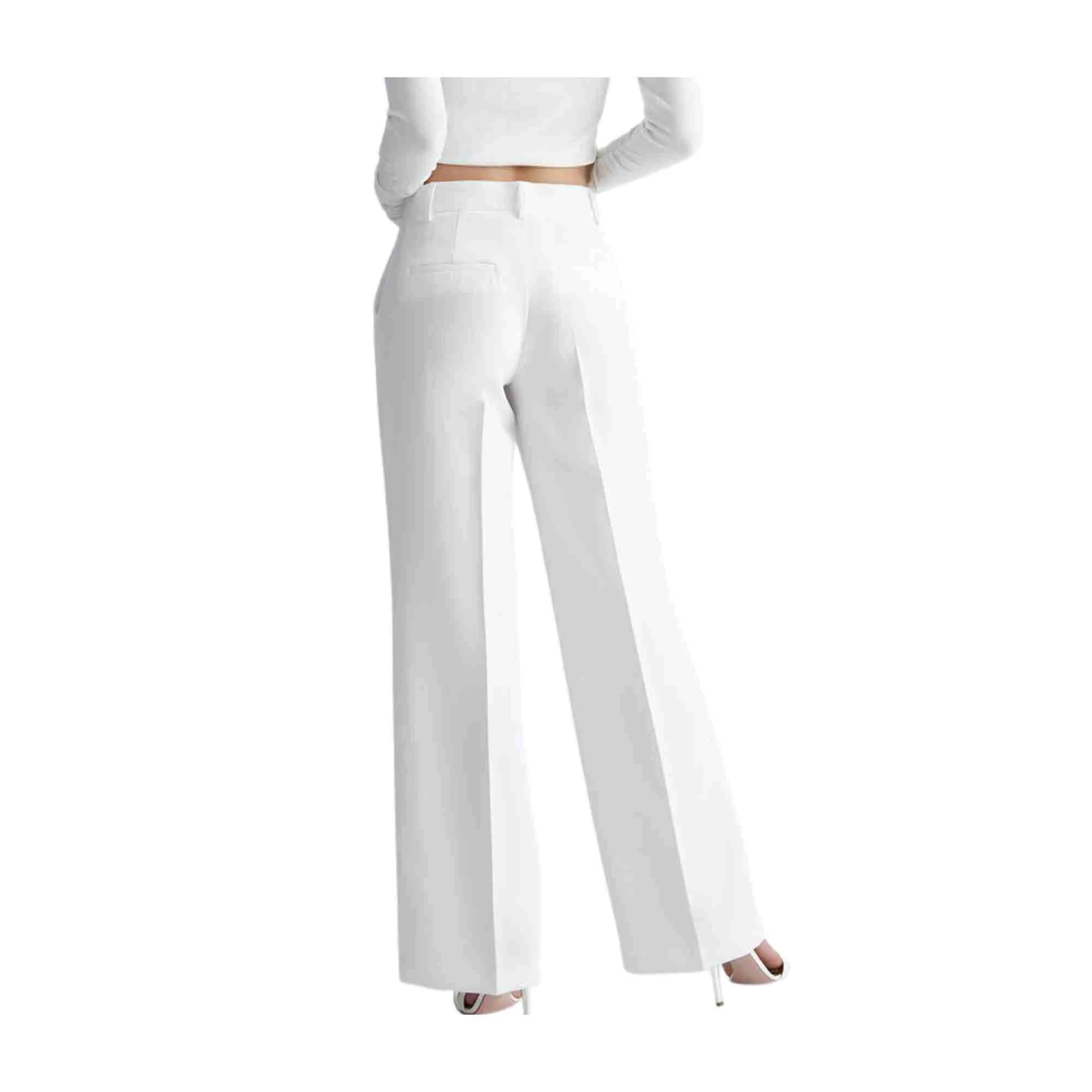 Pantalone Donna a palazzo stretch - immagine 4