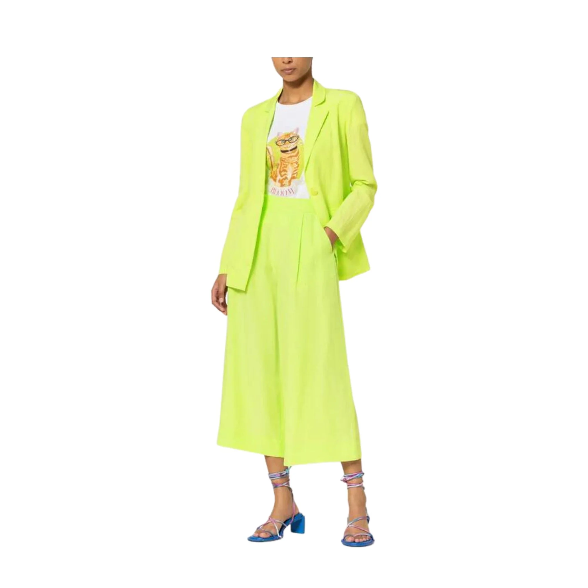 Pantalone Donna a vita alta e gamba larga - immagine 8