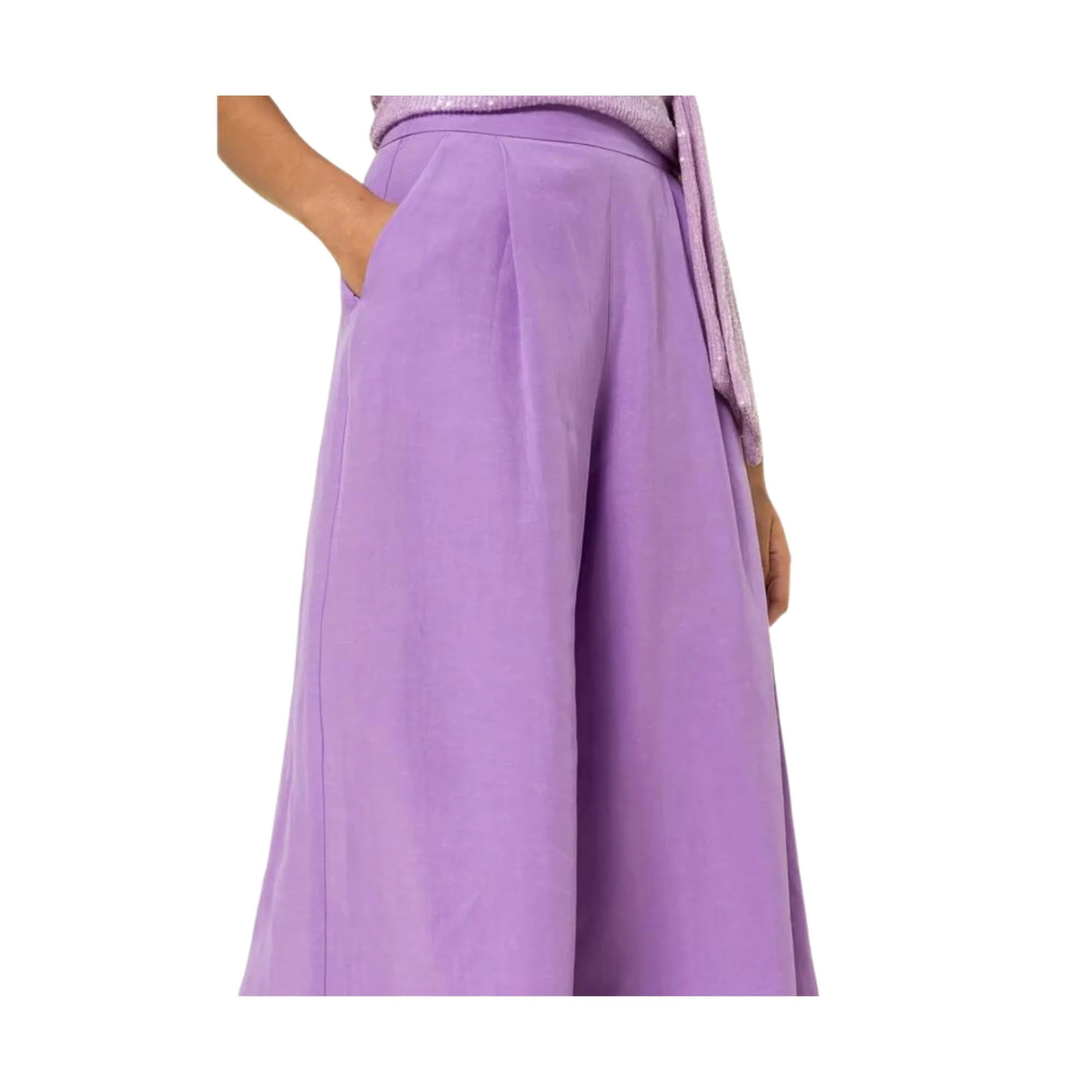 Pantalone Donna a vita alta e gamba larga - immagine 6