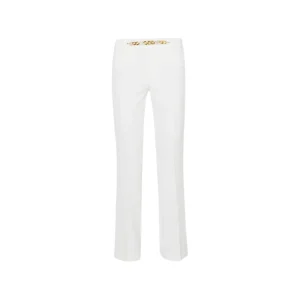 Pantaloni Stretch Donna Bianco