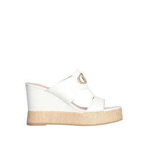 Sandali Donna Karen con logo Bianco