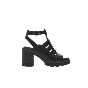 Sandalo Donna in pelle con fascette