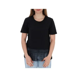 T-shirt Donna con frange