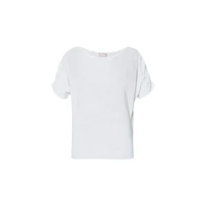 Maglia Donna con maniche arricciate