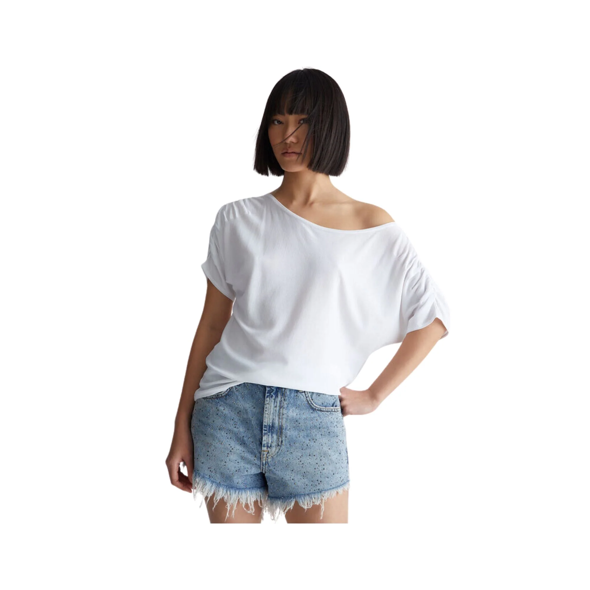 Maglia Donna con maniche arricciate - immagine 4