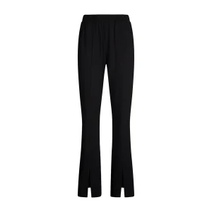 Pantaloni Flare Donna in jersey Nero
