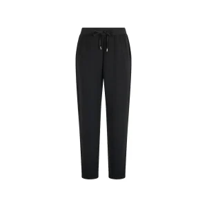 Pantaloni jogging da donna in scuba Nero
