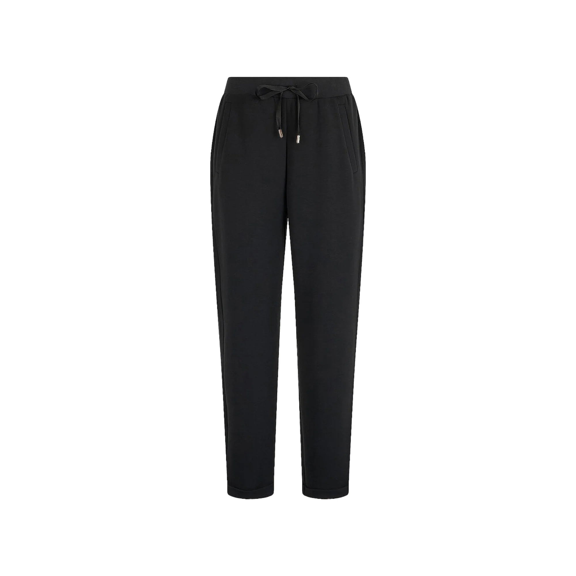Pantaloni jogging da donna in scuba Nero - immagine 2