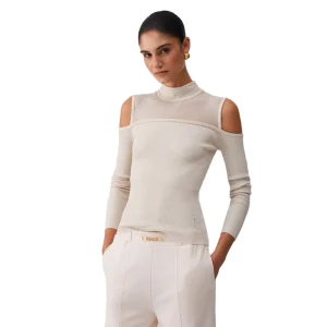 Maglia Donna con inserti in mesh