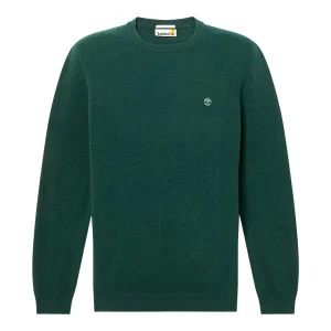 Maglione girocollo Uomo in lana Cohas Brook Verde