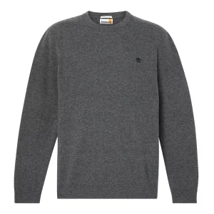 Maglione girocollo Uomo in lana Cohas Brook Grigio